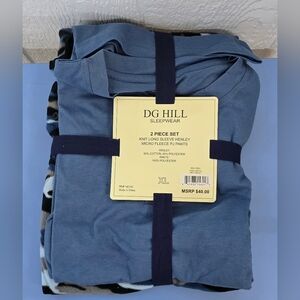 New DG Hill Blue Sleepwear Set XL